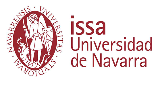 ISSA Universidad de Navarra Logo in Red